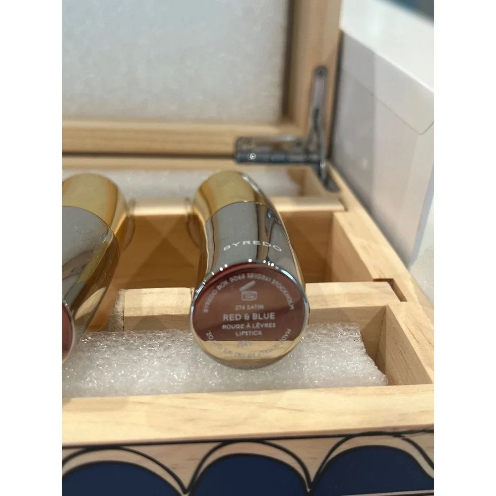 Byredo Les Levres 13-Piece Lipstick and Lip Balm Set in Wooden Collector Box